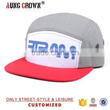 Free size 5 panel cap factory