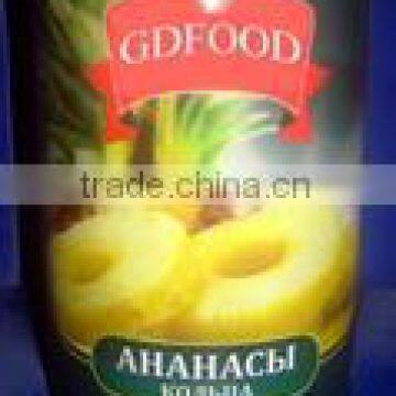 Canned Slices Pineapple in Light Syrup 580ml