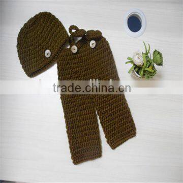 Infant clothes baby suits , Crochet Beanie Hat baby suits