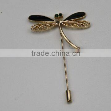 Dragonfly Brooch Flower Lapel Pin Suit Boutonniere Fabric Pin Button Stick Flower Brooches Pin For Weddiing