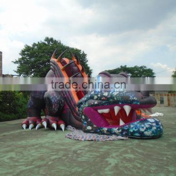 Fashionable commercial inflatable crocodile slide