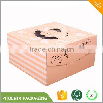 custom fashion design wholesale kraft paper box