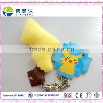 Plush pendant Pikachu tail/pokemon pikachu pendant keychain