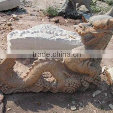 carved dragon large outdoor sculptures