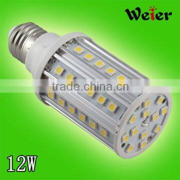 12W Aluminum Body base E27 60smd led corn light