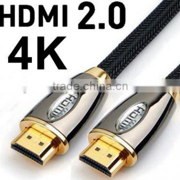 2016 HOT SELL 1M 3M 5M 10M 30m V2.0 4K 60HZ 2160P HDMI Cable with Ethernet for BLURAY 3D DVD PS 3 HDTV 360