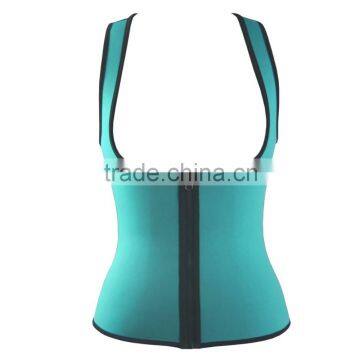 LJVOGUES New Arrivals Body weight loss waist cincher body trainer tummy trimmer neoprene slimming Zipper Vest ceinture minceur