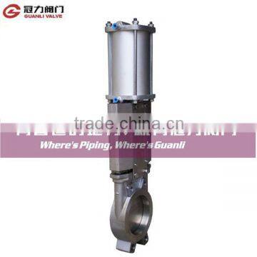 Metal Seat Pneumatic Knife Gate Valve photo-2
