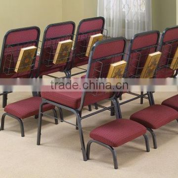 shanghai commercial furniture wholesale metal padded stackable church chair