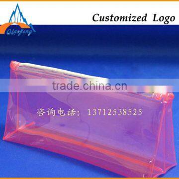 customized zipper clear pvc cosmetic bag ,makeup bags , packing bag