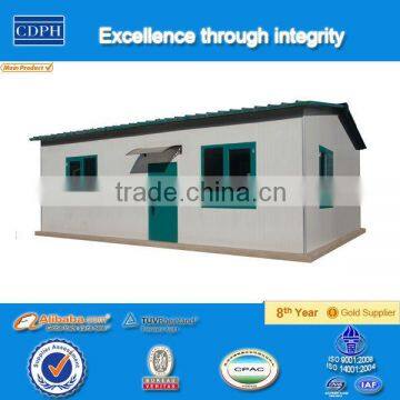 construction site manager family use prefabricated homes in Aferica