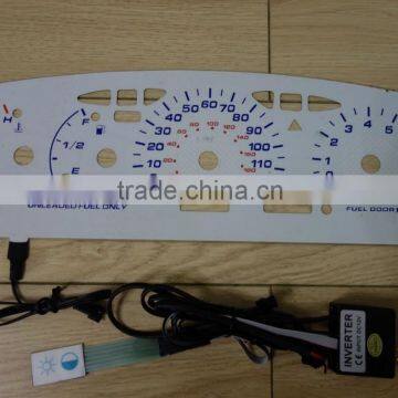 Special customized EL dashboard / EL auto dashboard / EL car dashboard