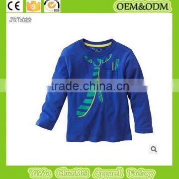 Hot 2015 Baby Girls T Shirts Kids 100%cotton tee Long Sleeves T-shirt Children T Shirts Child tie t shirt