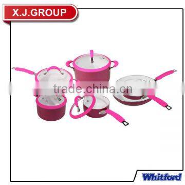 10 PCs non-stick cookware sets XJ-12618