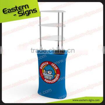 Trade Show Acrylic Triangular Display Stand