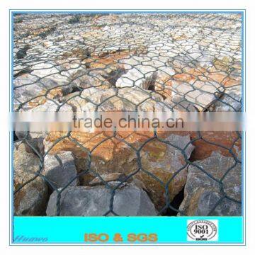 China hexagonal mesh gabion box, PVC coated gabion box, cheap gabion box