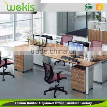 4 Person Office Furniture Workstation 4 Seater Office Partition photo-4