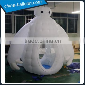 Customized inflatable baymax cash machine / inflatable promotional money machine