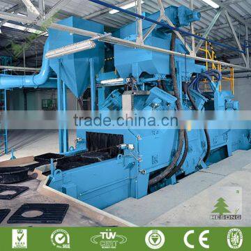 Wire Mesh Conveyor Belt Shotblasting Cleaning Equipments For Sale