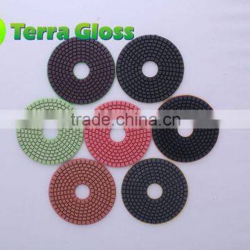 Granite polishing diamond resin pad