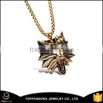 Animal Shaped wolf 316L Stainless Steel Fashionable Men Pendant