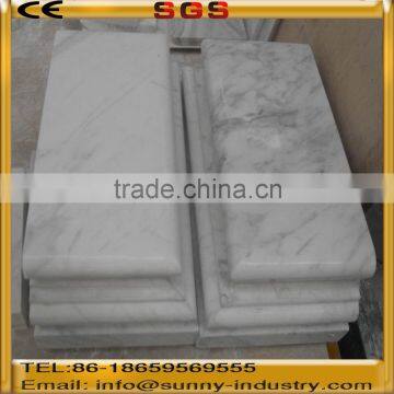 Chamfered volakas marble