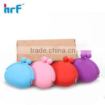 colorful cheap and fashion silicone coin purse