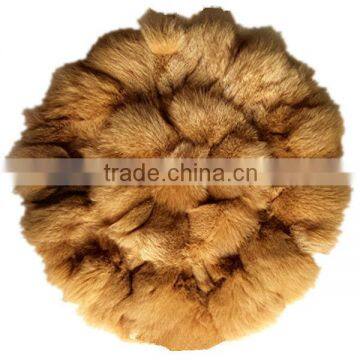 Wholesale High Quality Shaggy Fox Fur Rug