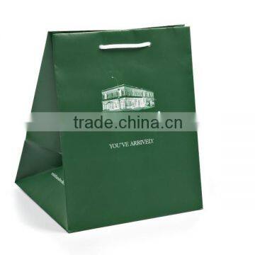 Beautiful recycled kraft paper gift eco shopping bag