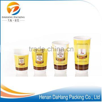 Wholesale print customized logo machine paper cup