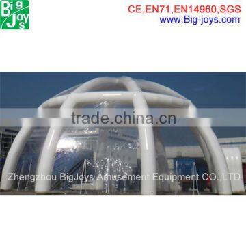 Customized PVC clear inflatable lawn tent, inflatable transparent tent,inflatable camping bubble tent for sale