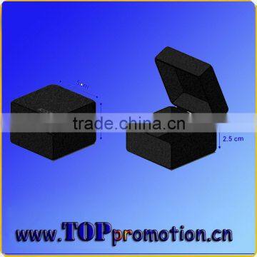 High quality various design fold black ring box