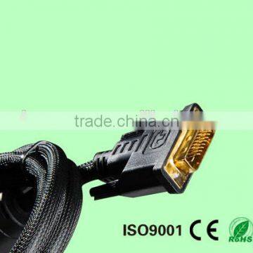 High speed HDMI to DVI Cable DVI 24+1 with Triple Shield For Video Transmission