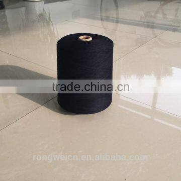 100pct cotton indigo yarn waxed for weaving and knitting on cone