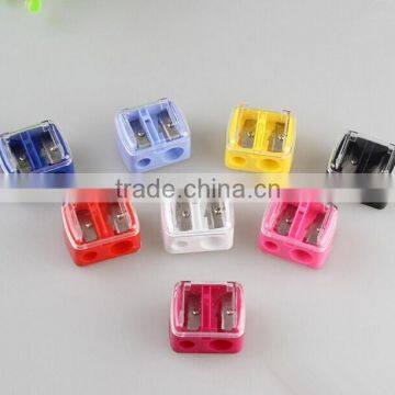 color double safety Mini kids pencil sharpener