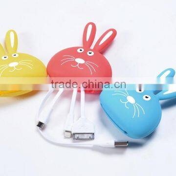 New Design Rabbit 4 in 1 USB Data Cable for Promotion photo-4