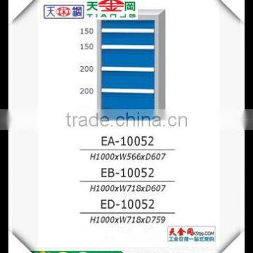 TJG CHINA Tool Cabinet Factory Five Attached Weight Type Tool Cabinet Lock Drawer EA-7052
