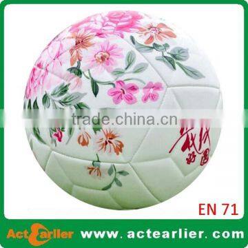 Cheap custom design souvenir soccer ball for gift