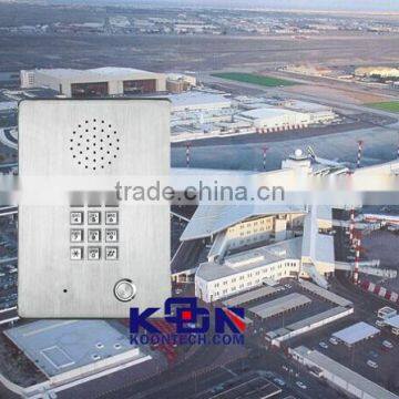 KNZD-03 wireless telephone ubway door phone with intercom system Wall mount Elevator phone with keypad