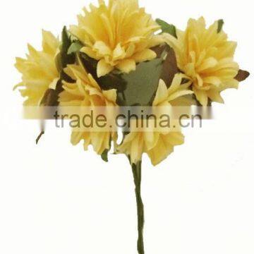 50 pcs handmade Buttercup Aster paper flower