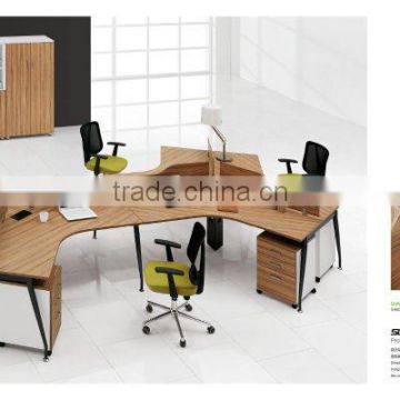 Unique six seats office cubicle workstation/office desktop partition