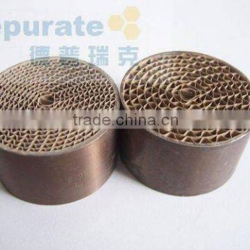 For automobile and diesel metal honeycomb catalytic converter