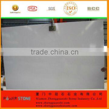 Synthetic White Marble Slabs and Tiles