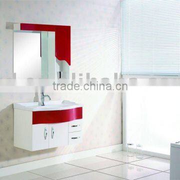 PVC/MDF export bathroom cabinet in Hefei Yiwu Ningbo