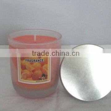 Wood Spicy Aroma Candle with metal lid