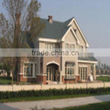 China prefabricated light steel frame container house villa