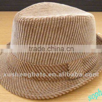 2012newest colourful fedora.cotton fedora hat.hot sell hat