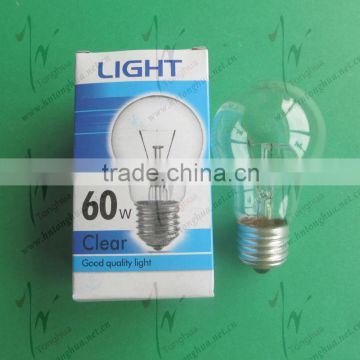 60W E27 220-240V Clear Bulb A60, A55