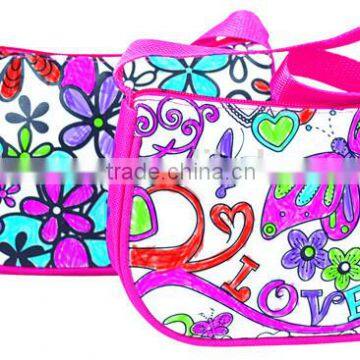 DIY Toy Designing Coloring Your Own Fashion Sparkling Handbag With 4 Mini Markers photo-4