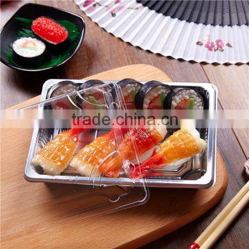 SM1-1103H Silvery PS rectangular sushi plastic tray